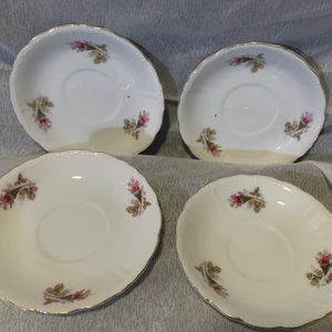 Vintage Royal Sealy porcelain china saucer plates